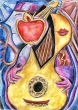 Apfel und Gitarre