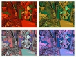 Popart-Schreibtisch