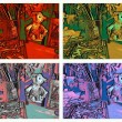 Popart-Schreibtisch