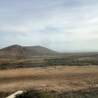 Wüstenlandschaft in der Mitte von Lanzarote