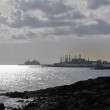 Kraftwerk und Hafen von Arecife
