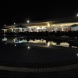 Hotelrestaurant bei Nacht