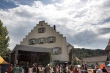 Band Metusa vor Gewitterhimmel