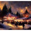 Weihnachtsmarkt in Juletree / Ventadorn  (Grafik: Martin Dühning)