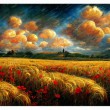Wolkenbruch im Juni  (Grafik: Martin Dühning)