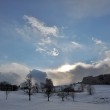 Winterabend, fotografiert von Martin Dühning