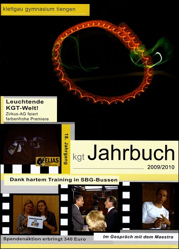 So sieht es aus: das Cover des KGT-Jahrbuchs 2009/2010!