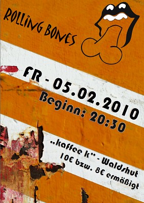Rolling Bones Plakat 2010