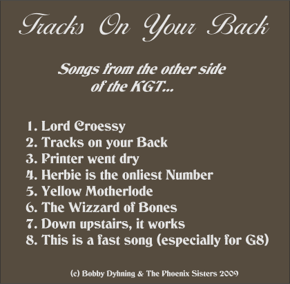 Tracks On Your Back - Coverrückseite