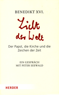 Licht der Welt - Cover des Papstinterview-Buches, erschienen im Herderverlag 2010