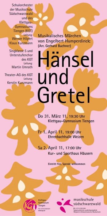 Plakat zu "Hänsel und Gretel"