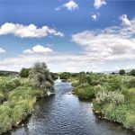 Die renaturierte Wutach mit Blick auf Oberlauchringen gibt inzwischen wieder ein recht possierliches Fotomotiv her (Foto: Martin Dühning)