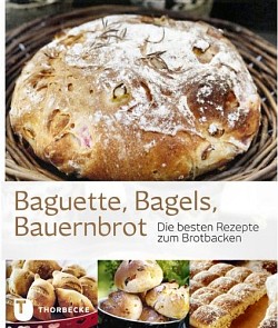 Das Brotbackbuch "Baguette, Bagels, Bauernbrot" bietet viele schöne Illustrationen zu interessanten Brotrezepten. Das Brotbackbuch "Baguette, Bagels, Bauernbrot" bietet viele schöne Illustrationen zu interessanten Brotrezepten.