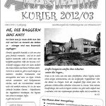 Die erste Seite von zwölf des Anastratin Kurier, Ausgabe 2012/03
