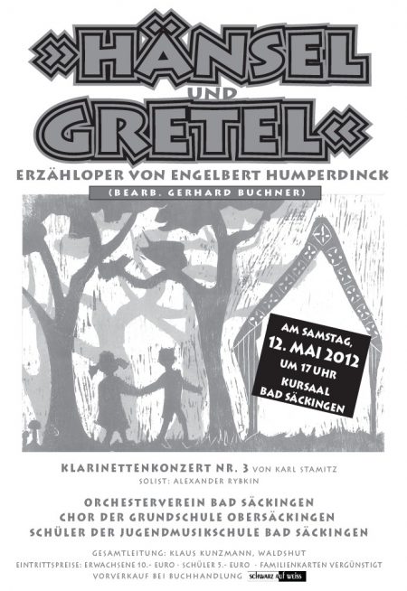 Offizielles Plakat zu "Hänsel und Gretel" am 12. Mai 2012.