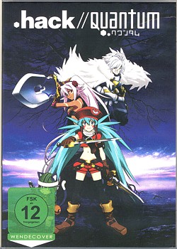 Das DVD-Cover von .hack//Quantum - anders als bei diversen Händlern angegeben mit FSK12 versehen.