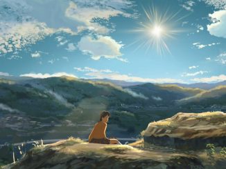 Ghibli-Stil und Shinkai-Atmosphäre: "Children who chase lost voices from deep below" synthetisiert Elemente aus beiden Welten - inhaltlich bleibt sich Shinkai letztlich aber doch treu. (Grafik: Sentai Filmworks)