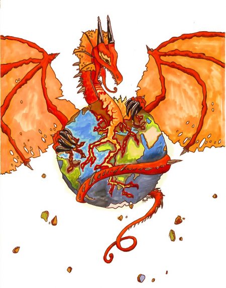 Recolorierter Phoenix-59-Drache nach der digitalen Endreinigung. Recolorierter Phoenix-59-Drache nach der digitalen Endreinigung.