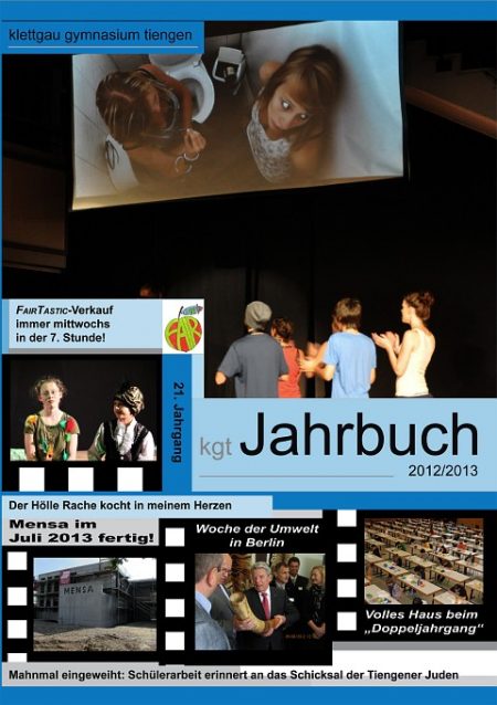 Das Cover des KGT-Jahrbuchs 2012/2013 - diesmal ist es blau.