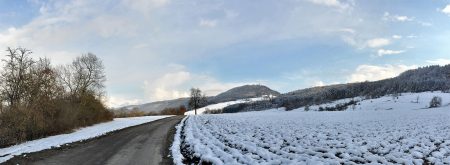 Küssaburgpanorama am 9. Februar (Foto: Martin Dühning)