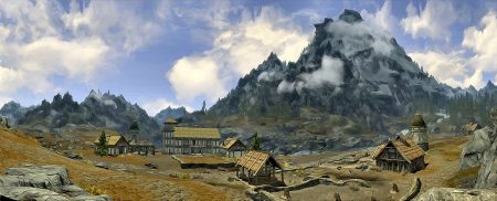 Am Fuße des Hoch-Hrothgars gelegen ist in meiner Version von Skyrim das malerische Anwesen "Hadley Manor"