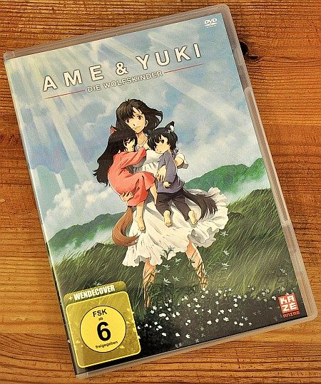 Die DVD von "Ame & Yuki - die Wolfskinder", wie sie seit 26. Juli 2013 im Handel erhältlich ist.
