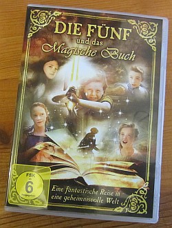 In Deutschland ist "THE FIVE" in zweifacher Ausführung erhältlich, hier die Version "DIE FÜNF und das Magische Buch", publiziert von SchroederMedia, freigegeben mit USK 6 Jahre.