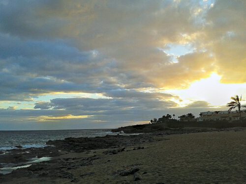 Sonnenuntergang im November am Meer - und weit und breit keine Hochrhein-Hochnebel! :-)