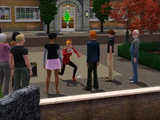 Auf den Straßen der Welten von "Die Sims 3" ist immer was los und man kann allerlei NPCs bei ihrem Treiben beobachten.