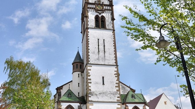 Vorösterliche Kirche St. Peter und Paul in Grießen, Klettgau (Foto: Martin Dühning)