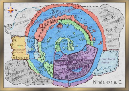 Die Staaten des Ninda-Habitats im Jahre 471 a. C.