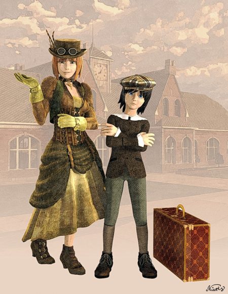 Die Anastratin-Steampunk und die darin enthaltene Graphic Novel um Jany Jade verzögern sich noch.