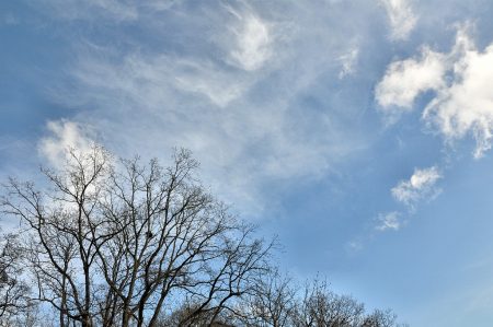 Strahlend blauer Himmel ist im Klettgau und am Hochrhein im Winter sonst eine Mangelware - vom 21. - 24. Dezember 2014 gabs in frei Haus, gleich drei Tage lang. (Foto: Martin Dühning)