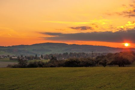 Abendsonne am 25. Oktober 2015 bei Baltersweil (Foto: Salome Lainarkunion)