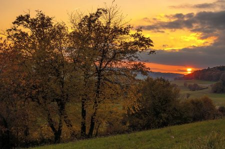 Abendsonne in der Baltersweiler Herbstlandschaft (Foto: Salome Lainarkunion)