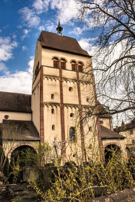 Hauptturm des Münsters in Mittelzell am 30. März 2016 (Foto: Martin Dühning)