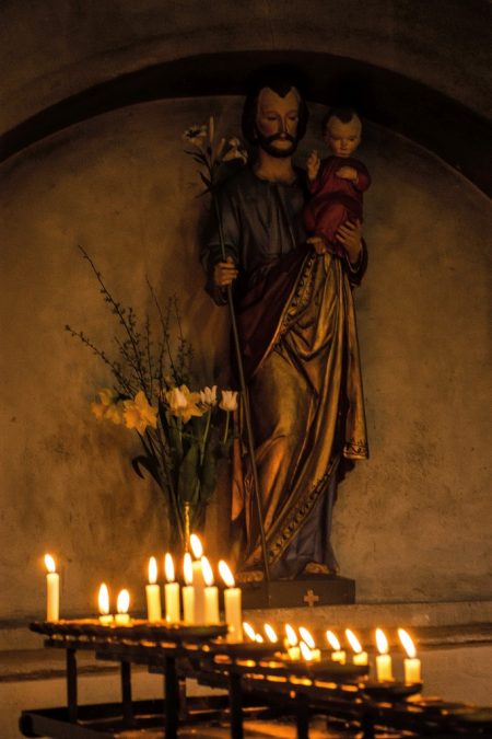 Fürbittkerzen in St. Maria und Markus in Mittelzell (Foto: Martin Dühning)