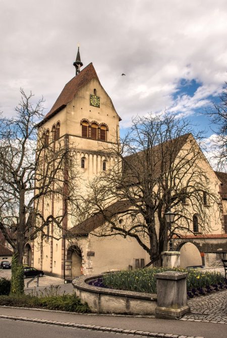 Hauptturm von Mittelzell mit Turmfalke (Foto: Martin Dühning)