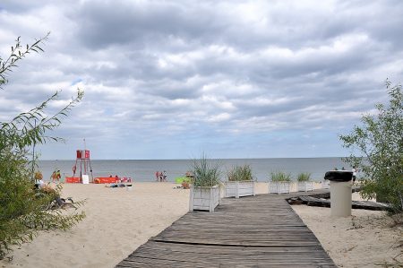 Idyllischer Ostseestrand bei nicht ganz so idyllischem Wetter (Foto: Martin Dühning)