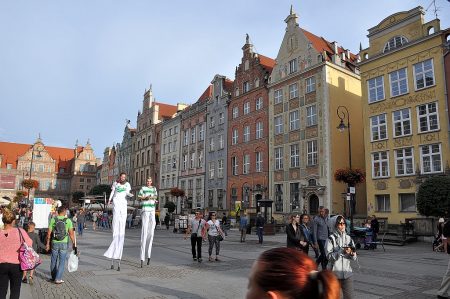 Buntes Treiben in der farbenfrohen Danziger Rechtsstadt (Foto: Martin Dühning)