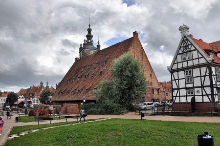 Blick vom Hevelius-Platz auf die Große Mühle von Danzig (Foto: Martin Dühning)