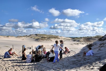 Kollektiver Halt im Sand (Foto: Martin Dühning)