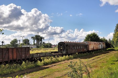 Rostige Eisenbahnidylle in Berent (Foto: Martin Dühning)