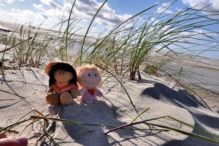 Zweisamkeit am Sandstrand (Foto: Martin Dühning)