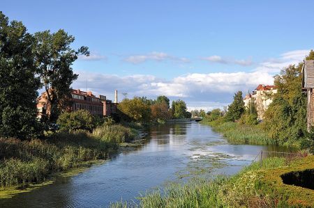 Halb verwilderter Kanal in der Nähe der Danziger Rechtstadt (Foto: Martin Dühning)