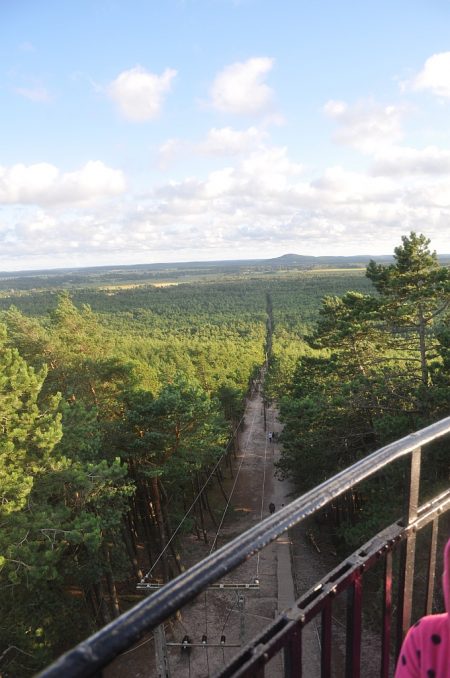 Blick vom Leuchtturm auf den Abstieg (Foto: Martin Dühning)