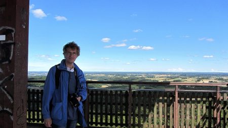 Oben auf dem Aussichtsturm (Foto: Salome Leinarkunion)