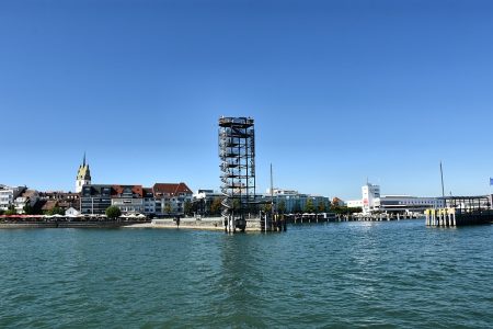 Die Hafeneinfahrt von Friedrichshafen am 7. September 2016 (Foto: Martin Dühning)