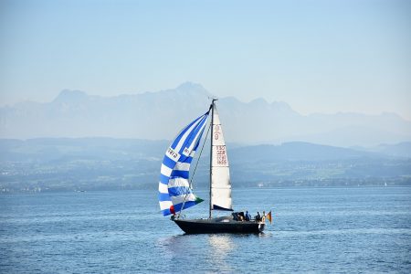 Ein Segelschiff auf dem Bodensee (Foto: Martin Dühning)