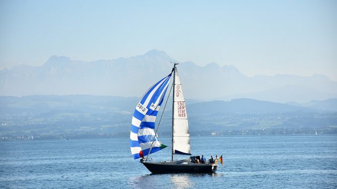 Ein Segelschiff auf dem Bodensee (Foto: Martin Dühning)